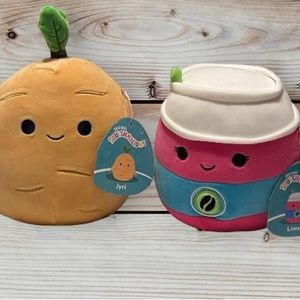 TWO Original Squishmallows NWT Jyri and Limra Size approximately 7 inches